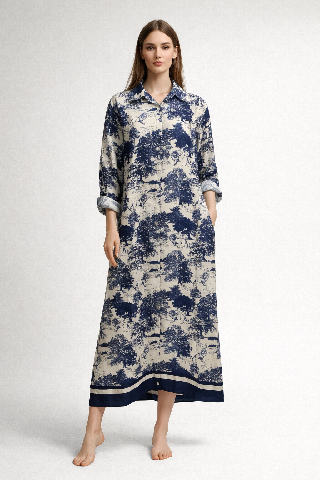 ROBE CHEMISE IMPRIMÉ TOILE DE JOUY — Vêtements
