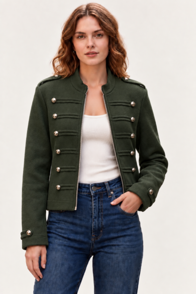 Veste courte esprit officier Kaki