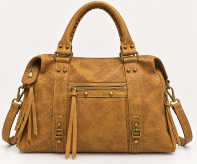 SAC EN CUIR – GRAND FORMAT CAMEL