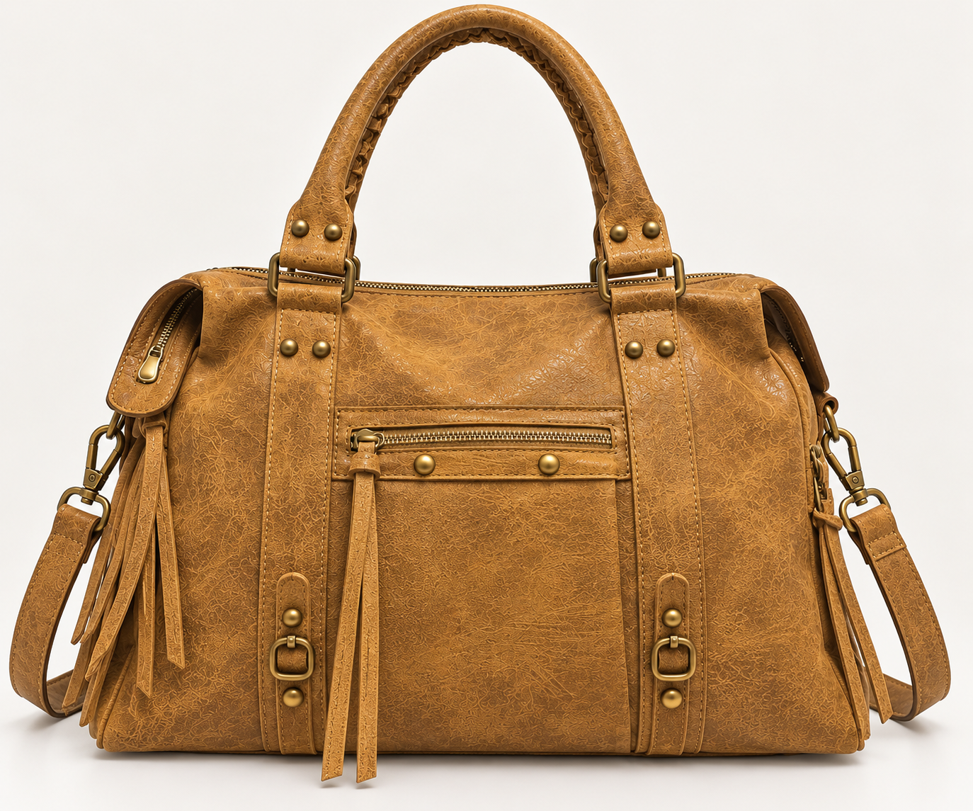SAC EN CUIR – GRAND FORMAT CAMEL
