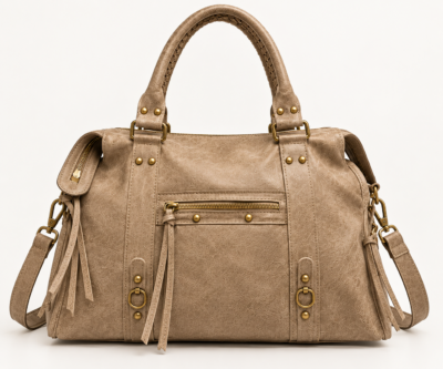 SAC EN CUIR – GRAND FORMAT BEIGE